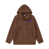 暖かいジッパーパーカー