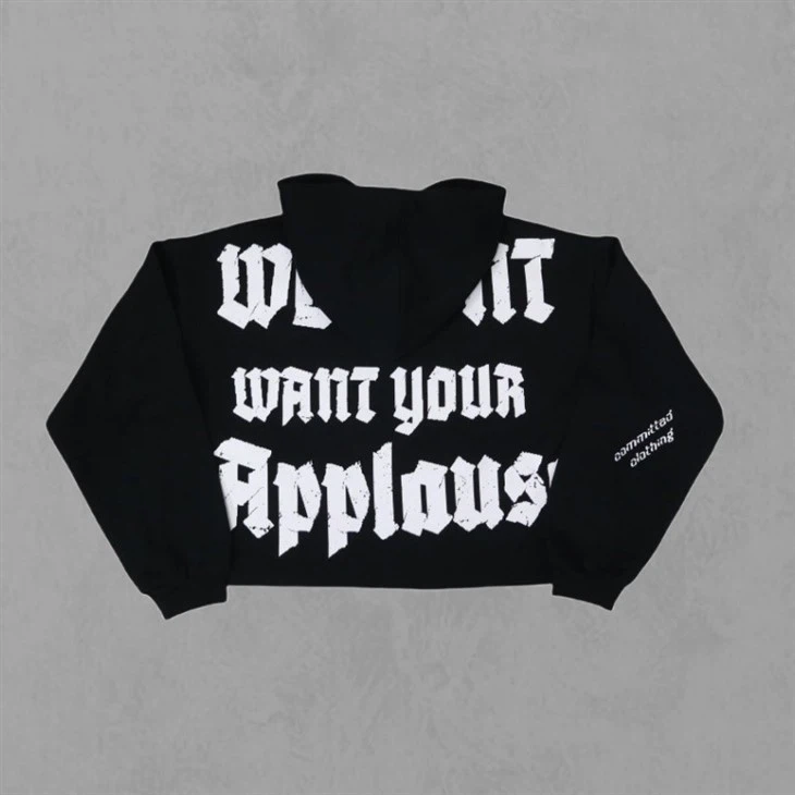 Baggy Screen Print 400gsm Oversized Hoodies